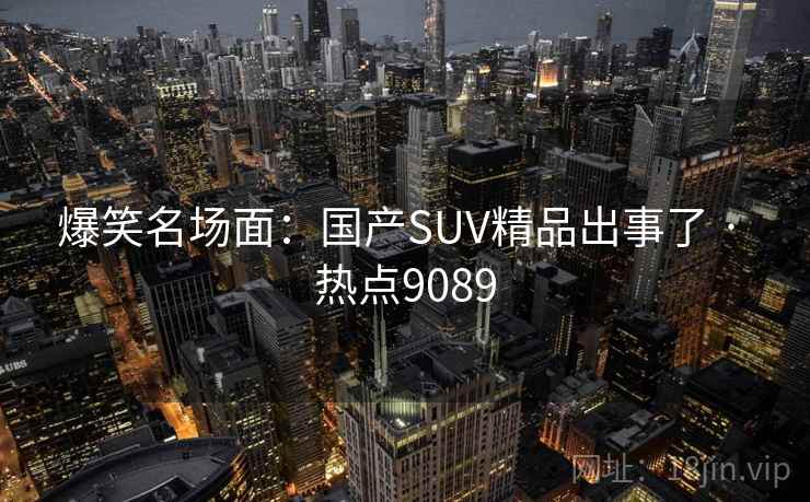 爆笑名场面：国产SUV精品出事了 · 热点9089